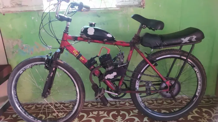 Uma bicicleta