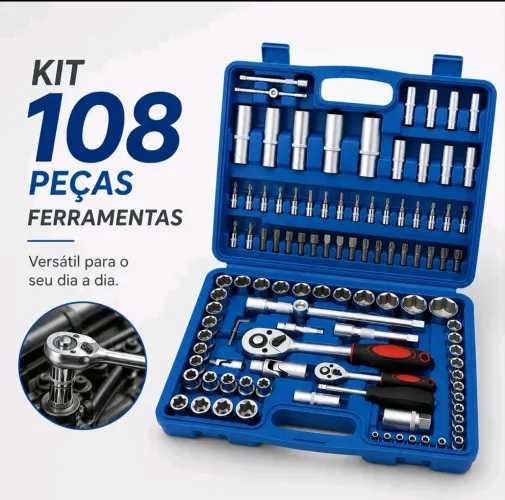 Maleta de ferramentas 108 peças 