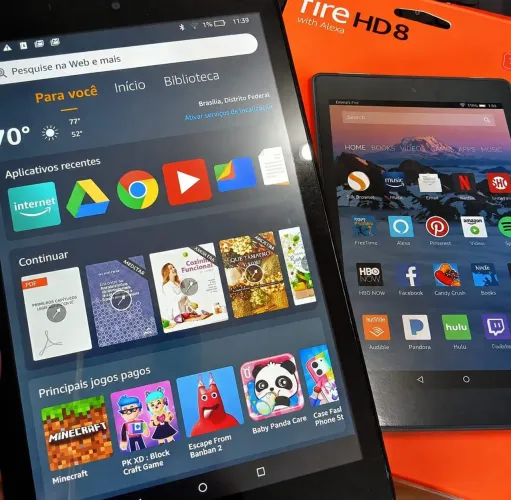 Tablet Amazon Fire HD 8, 7th geração, 8" polegadas 32gb 3 2gb ram