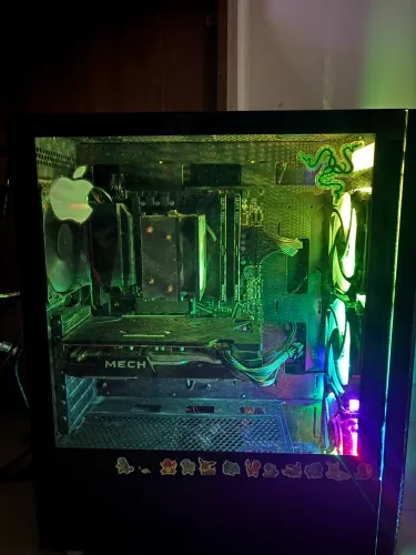 PC Gamer - Ryzen 5 5600, RX 6600, B550 Aorus Elite, 16GB RAM, 2 SSD M.2, 1 TB HD