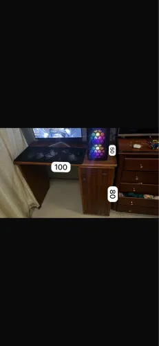 Escrivaninha de madeira Angelim Resistente