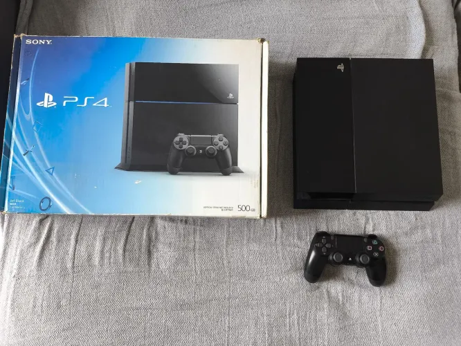 PS4 Completo 500gb 1 jogo de brinde pego seu videogame na troca