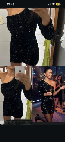 Vestido paetê 