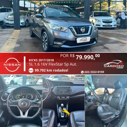 Nissan Kicks SL 1.6 16V Flexstar 5P Aut. 2018