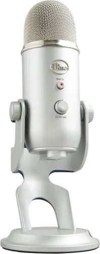 Microfone Condensador Usb Blue Yeti - Prata Cor Silver