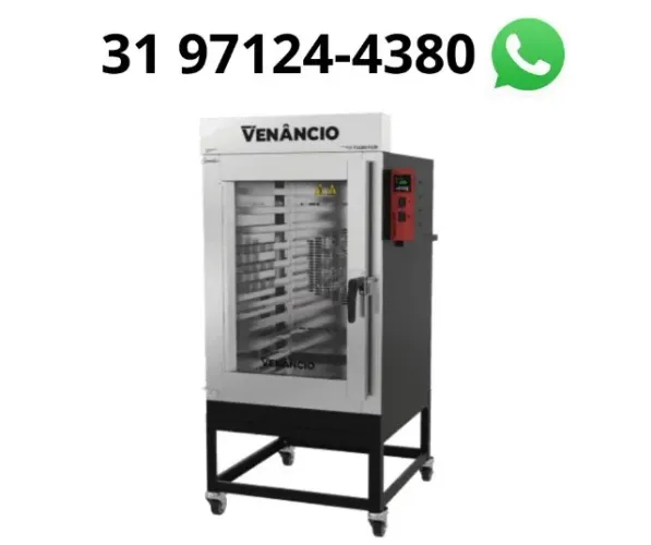 Forno Turbo 8 Esteiras a Gás Venâncio