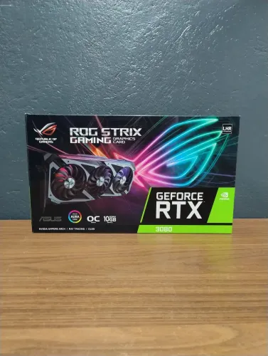 Placa de Vídeo NVIDIA RTX 3080 10GB ROG STRIX ASUS
