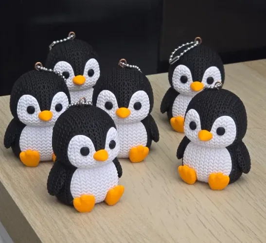 Lembrancinha Pinguim Plástico
