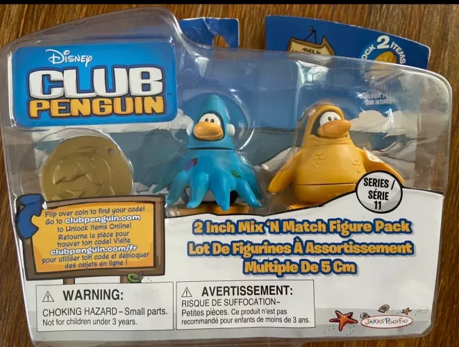 Club Penguin - kit figuras Série 11 Polvo