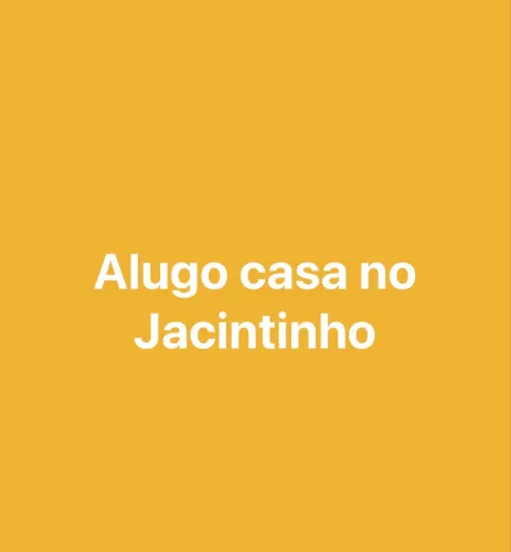 Alugo casa 