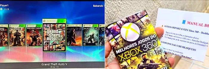 Hard Disk para Xbox 360 - Tunaddo Lottadoo de Jogos Incriveis!! Funciona em Todos Modelos