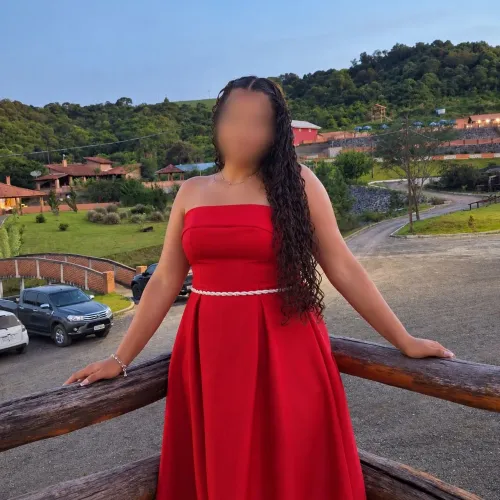 Vestido vermelho Midi