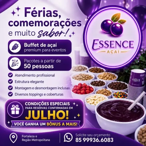 Açaí móvel para seu Evento!