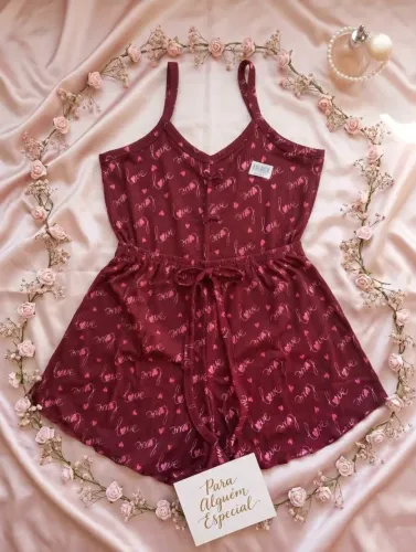 Baby Doll Feminino Confortável de Alcinha).