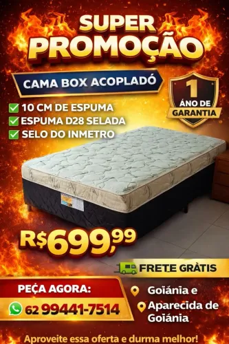 Cama box acoplado 