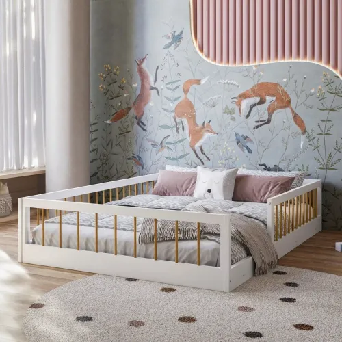 Cama montessoriana infantil 1.38