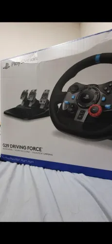 Volante Logitech G29 com Driving Force e pedal para PS3, PS4, PS5 e PC! 