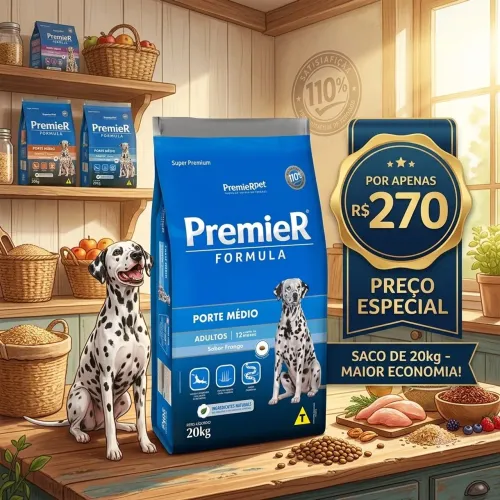 Ração premier 20kg