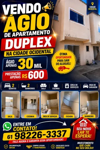 Ágio de Apartamento Duplex Ocidental