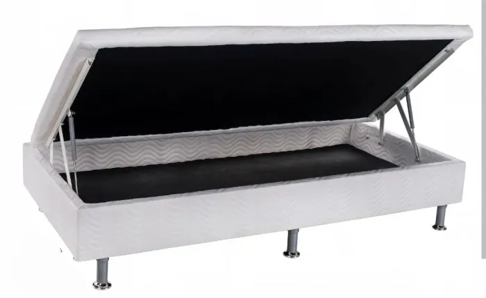 Cama Box Baú solteiro Ortobom