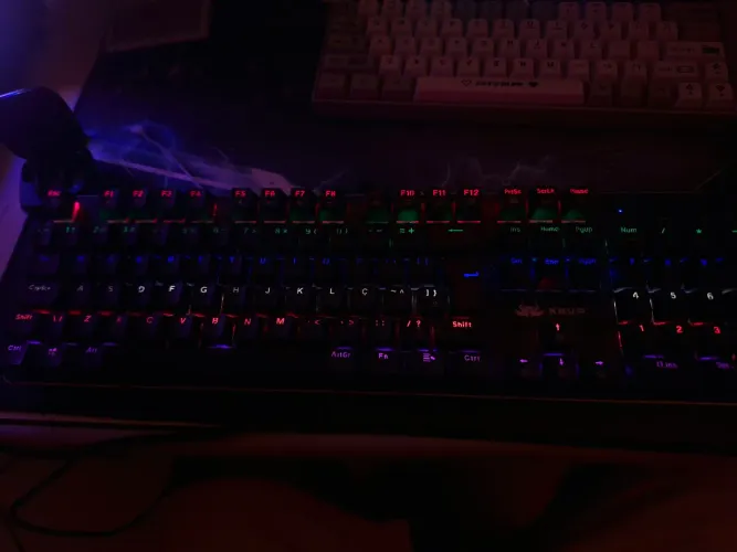 Teclado rgb mecânico genérico knup