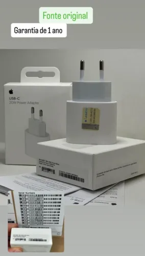 Cabos e fontes Apple original 10x sem juros