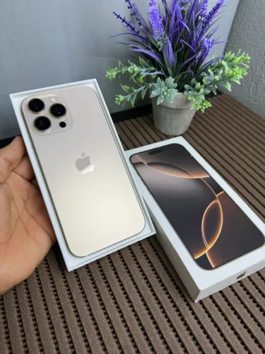 iphone 16 pro Max 256GB novo, garantia Apple 08/2026 bateria original 92%