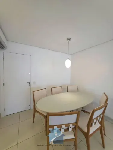 ALEIXO. COND. CORAL GABLES. APTO MOBILIADO COM 117M2, 3 QUARTOS SENDO 1 SUITE, SALA PARA 2