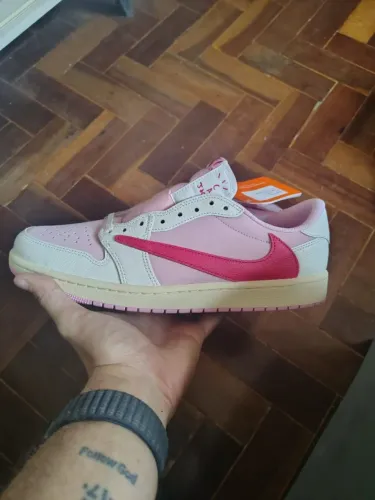 Travis Scott x Air Jordan 1 Low OG SP Sail Tropical Pink