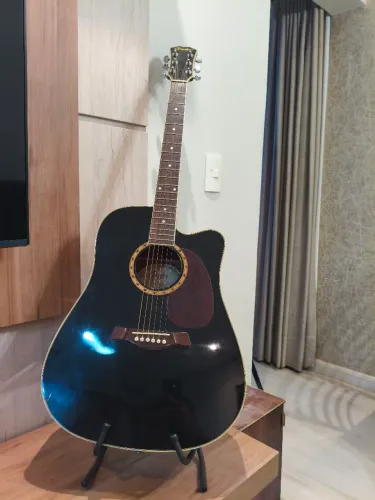 Violão Folk Elétrico Aço Condor