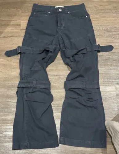 Calça egho flare - cinza