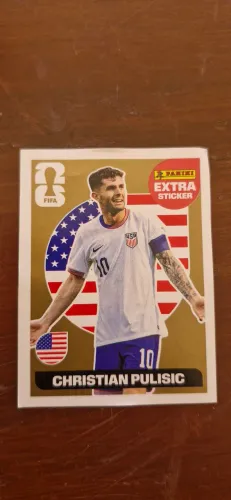 Christian Pulisic - Extra Sticker Gold - Panini 2026