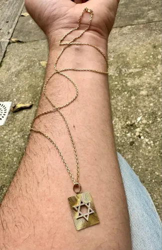 Cordão masculino em ouro 18k