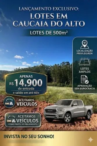 Lotes de 500m² em Caucaia