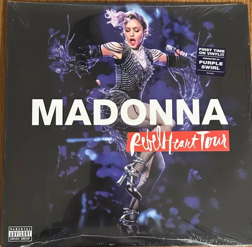Madonna Rebel Heart Tour lp Vinil purple swirl duplo lacrado