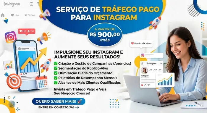 Trabalho no instagram 