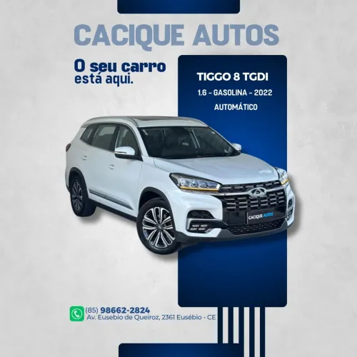 Chery Tiggo 8 TXS 1.6 Turbo Tgdi AUT 2022