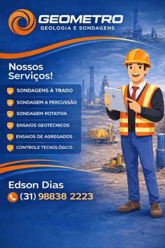 SONDAGEM DE SOLO SPT E ROTATIVA - ENSAIO DE SOLO