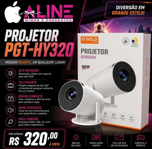 PROJETOR HY320 A GOLD