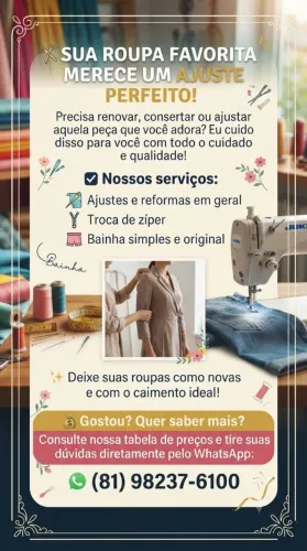 Concerto e Reforma de roupas em Geral