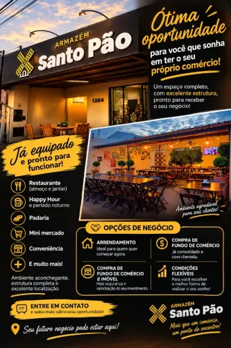 Padaria, Mini mercado, conveniência e lanchonete completo