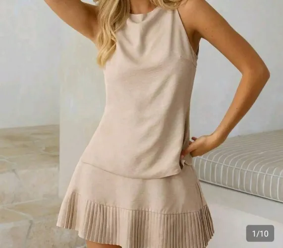Conjunto em linho, tamanho P