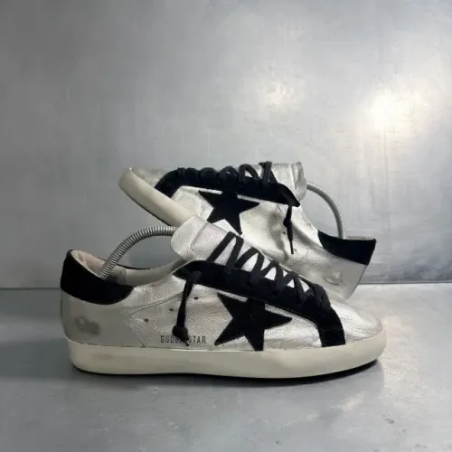 Tênis Sneaker Golden Goose Super-star Silver 40BR 41it