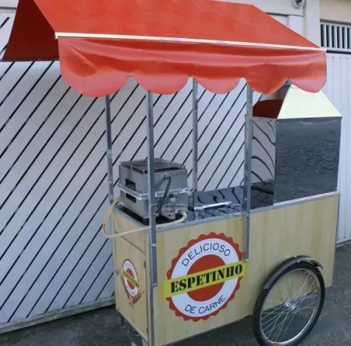 Carrinho de crepe suíço e francês novo mod Idealmaq 6x