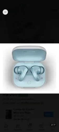 Fone de ouvido Bluetooth Moto Buds