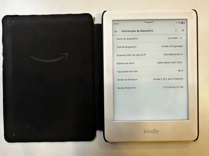 Kindle 10 Geração - Muito Novo