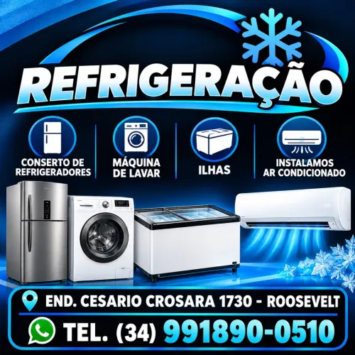 Trabalhamos com todo tipo de refrigeração manutenção e instalação em ar condicionado