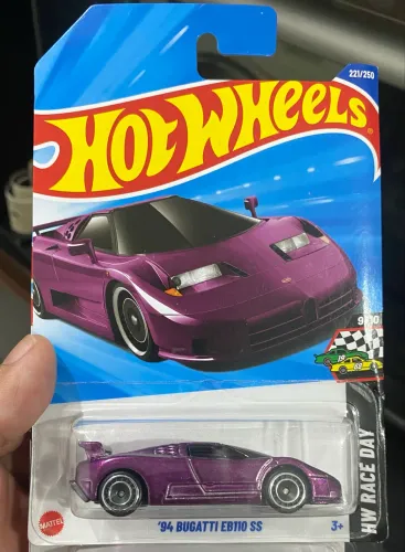 Hot Wheels 94 Bugatti Eb110 SS Super Treasure Hunt T-hunt T Hunt JBC45
