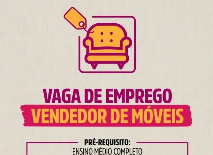 Vaga vendedor(a) on-line