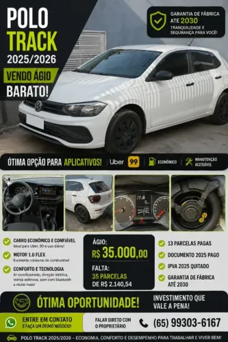 Volkswagen Polo Track 1.0 Flex 12V 5P 2026